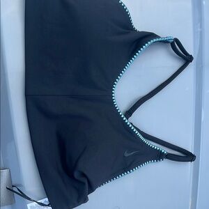 Nike Black and Blue Bikini Swimwear